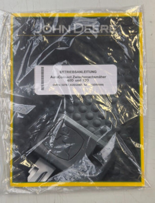 JOHN DEERE Betriebsanleitung AutoConnect Zwischenachsmäher 60D und 72D Handbuch