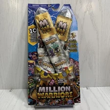 MILLION WARRIORS~ 10 Pack~ BLIND MINI FIGURE PACK  Mystery Toy 1 RARE NEW(bin-s)