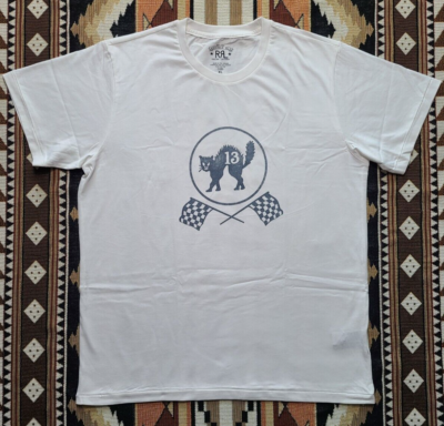 RRL Black Cat グラフィック Tシャツ L Double RL RRL Ralph Lauren Black Cat Lucky 13 Graphic Jersey