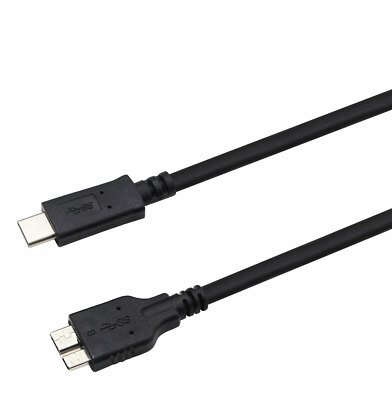 Details about  USB 3.1 Type-C to USB 3.0 Micro B Cable Connector For Hard Driv
