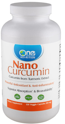 One Planet Nutrition Nano Curcumin Capsules - 100 mg (120 Count)