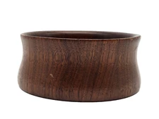 Vintage Heirloom Walnut Bowl By Didware Independent Stave Co. USA Made