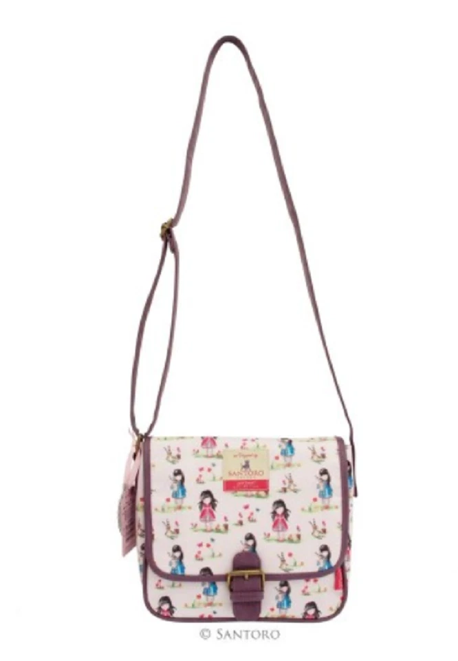 Santoro London Bolso de Mano Cartera Gorjuss Recubierto Bolso de Sillín Patrón Pastel Ladybird Foto 4 de 4