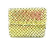 X-Small Evening Clutch Metal Mesh Purse Party Prom Wedding Banquet "New"