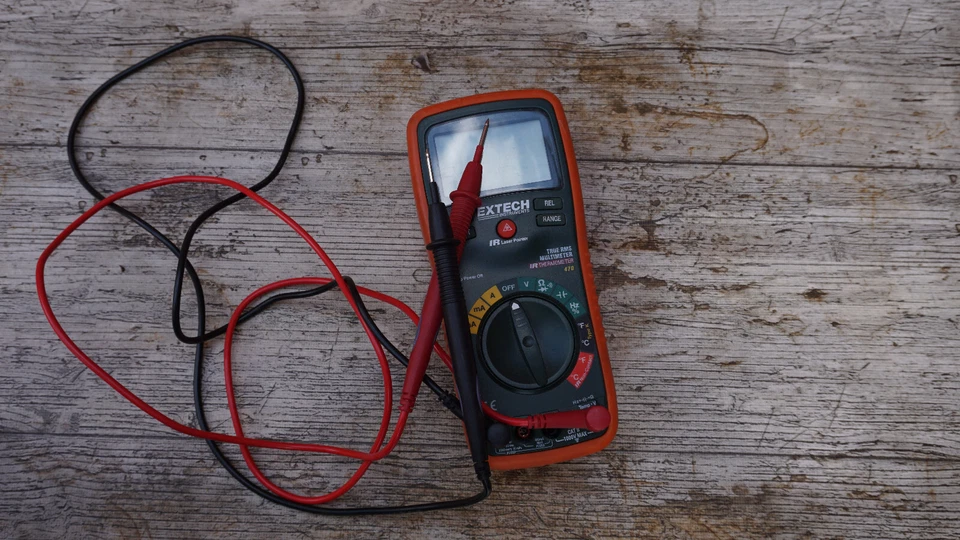 Extech 470 true RMS Multimeter LCD True RMS AC/DC Spannungsprüfer Strom Tester - Bild 2 von 2