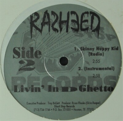 RASHEED G-RAP 洋楽 RASHEED/LIVIN' IN D GHETTO/G-RAP Rasheed