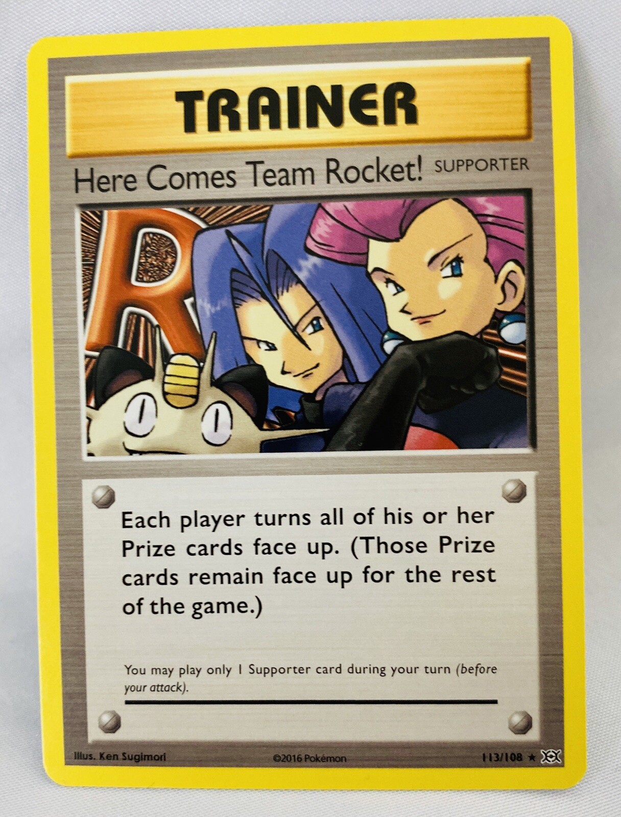 Here Comes Team Rocket Card Printable Cards