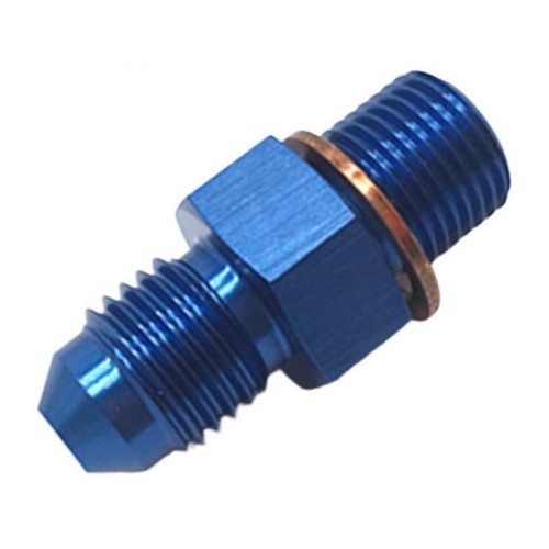 AN-3 SCHWARZ JIC Auf 7/16x24 UNF (M11x1.0) Garrett Adapter & 1 Mm TURBO