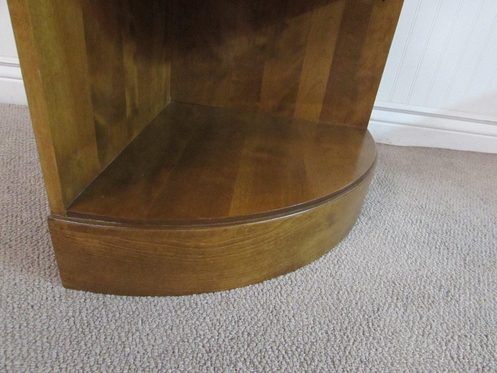 VINTAGE ETHAN ALLEN CUSTOM ROOM PLAN CRP MAPLE ROUND CORNER BOOKCASE 104505 (a) eBay