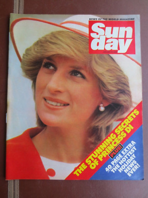 Princess Diana Lee Marvin Rachel Ward Muppets SUNDAY MAGAZINE January 8 1984