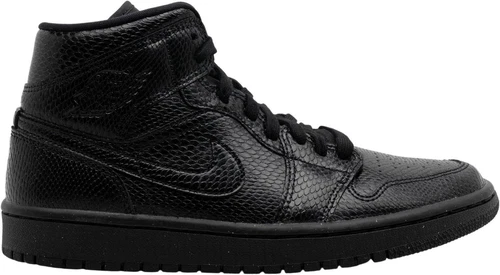 Jordan 1 Mid Black Snakeskin W
