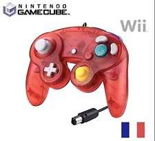 Manette Compatible Nintendo Gamecube Wii Controller Rouge Rétro Gaming NGC GC