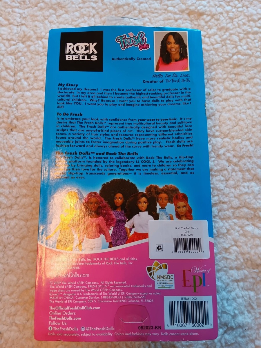 The Fresh Fashion Doll I'm Ebony Rock the Bells New | eBay The Fresh Fashion Doll I'm Ebony Rock the Bells New | eBay