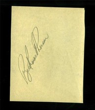 Vintage Montreal Canadiens1950's Autographs Maurice Richard Selke Bud Macpherson