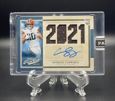 Anthony Schwartz 2021 Panini Prime Cuts Signatures Auto Relic Rookie RC SSP 3/10