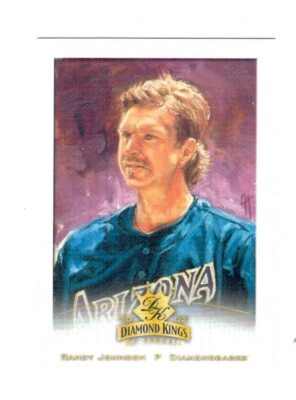 2002 Donruss Diamond Kings Sample Gold #045 Randy Johnson | eBay