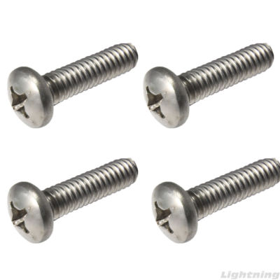 Pan Head Machine Screws Stainless Steel 5/16-18 x 4'' Qty 250