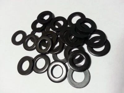CARBOLTS M8 Black Stainless Steel Flat Washers To Fit Our Coloured Stainless Bolts Screws