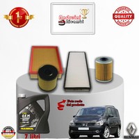 Inspektionskit Filter + ÖL Renault Espace IV 2.0 DCI 110KW 150CV Von 2009->