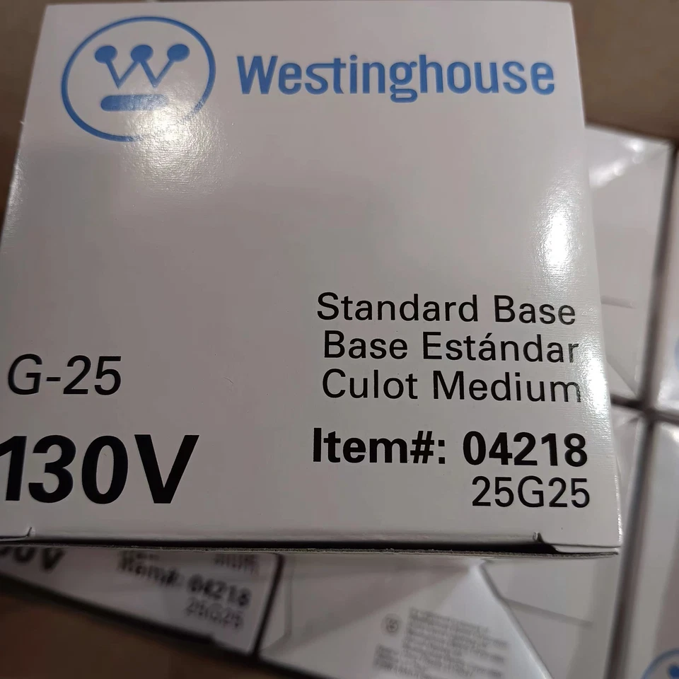 Westinghouse 04218 25w Clear g25 Commercial Globe Bulb Standard base - Image 3 of 4