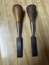 Vtg. Witherby 3/4" Wood Chisels 2pcs Approx. 7" Length