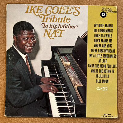 Ike Cole - Tribute to his brother Nat LP