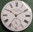 Antique Pocket Watch Movement Spares/repairs J G GRAVES Sheffield Swiss Made