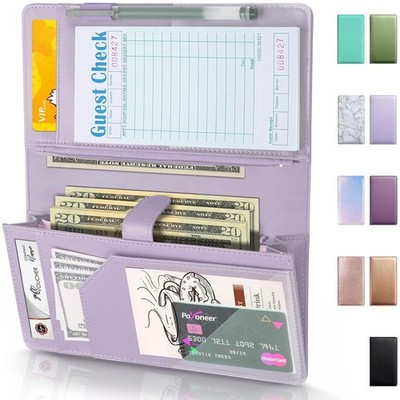 Server Book High Volume Expandable Server Books Waitress Waiter Light Purple