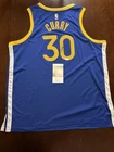 Stephen Curry Signed Authentic Nike Warriors Jersey Autograph NBA JSA COA Steph