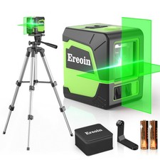Laser Level with Tripod, 100Ft/30m Self Leveling Green Cross Line