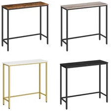 HOOBRO Console Table Sofa Table Hallway Entryway Table with Shelves Side Table