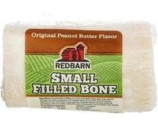 Redbarn Pet Products Natural Filled Bone for Dogs, Small, Peanut Butter 14 Count