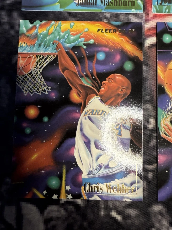 Juego completo de 9 inserciones Fleer Pro Visions NBA 1994-95 - RODMAN WEBBER HARDAWAY Foto 2 de 4