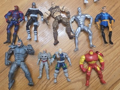 Marvel Legends & Toybiz Lot Rhino, Juggs, Dr Strange, Bullseye
