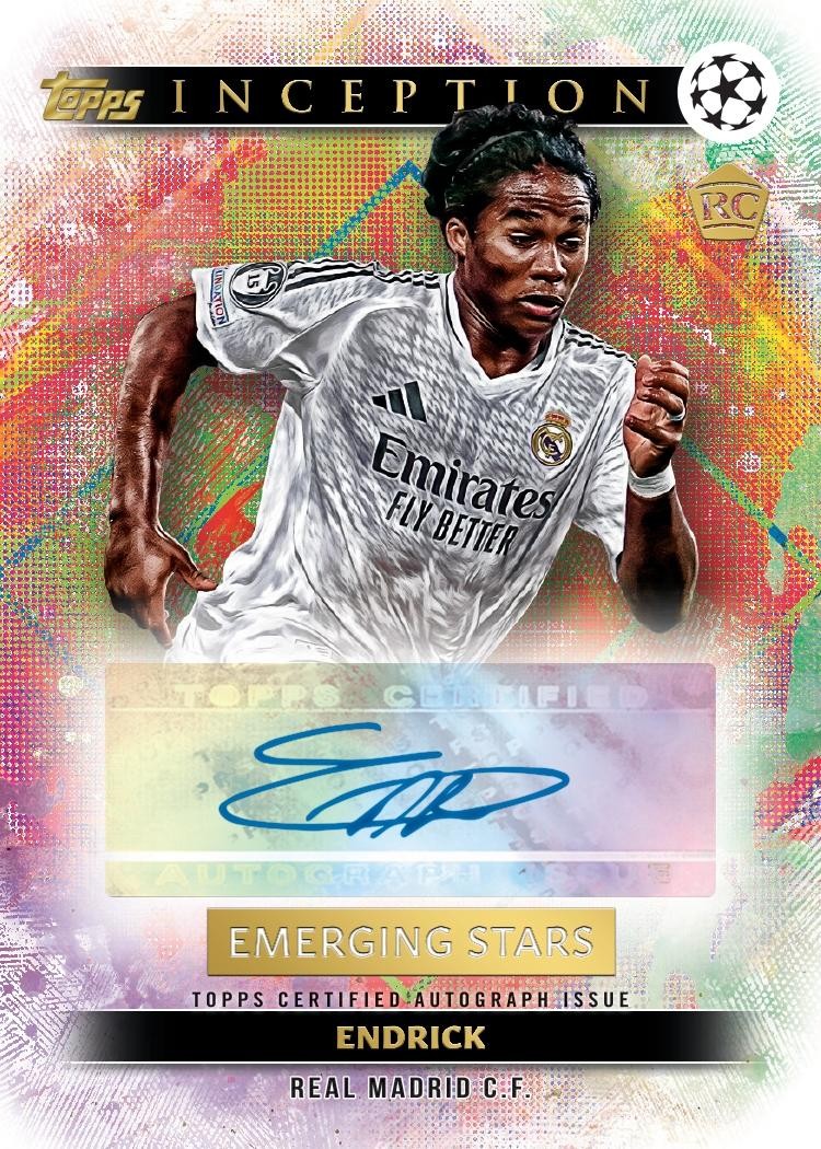 2024/25 Topps Inception UEFA Club Competitions Soccer Hobby Box