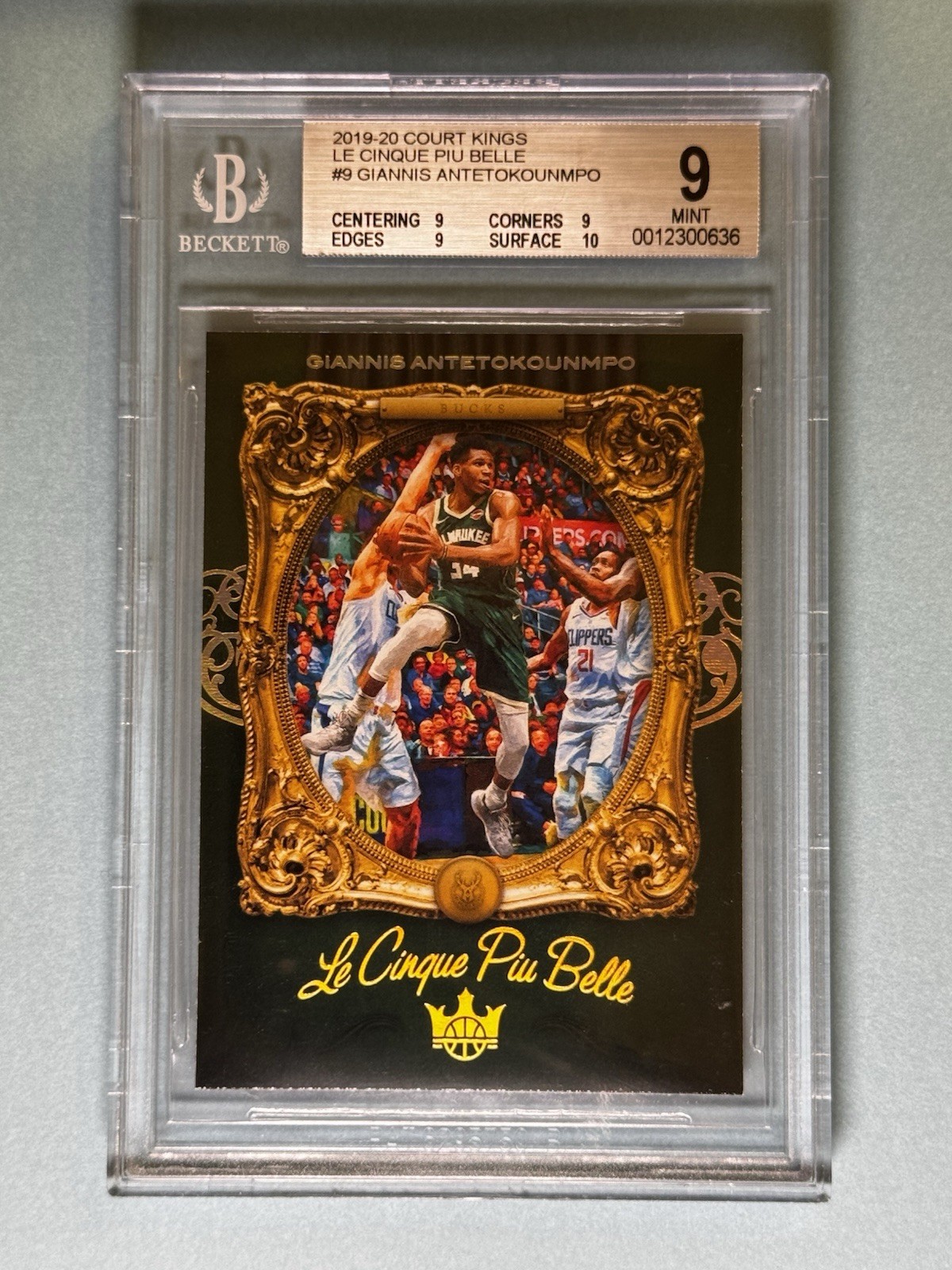 2019-20 COURT KINGS - GIANNIS ANTETOKOUNMPO - BGS 9 - LE CINQUE PIU BELLE #9 SSP