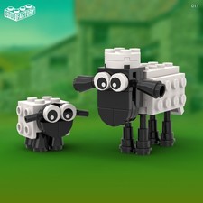 Cartoon Sheep and Lamb – Custom Lego Kit