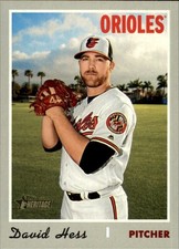 2019 Topps Heritage High Number - David Hess #622