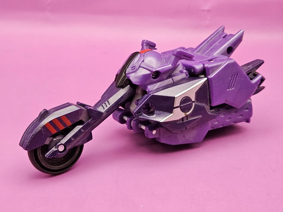 2015 Transformers Robots In Disguise FRACTURE 5" Figure One Step RiD Motorcycle - Image 4 of 4