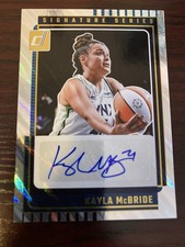 2025 Panini Donruss WNBA Kayla McBride Signature Series Auto Holo Flash SS-KM