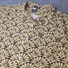 Town And Country T & C Surf Design Woodstock Hawaiian Aloha Shirt Size Large
