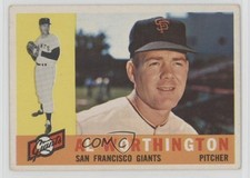 1960 Topps Al Worthington #268 1p00