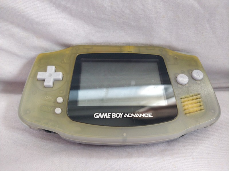 Nintendo Game Boy Advance - Handheld Gameboy GBA - Clear Glacier - Working