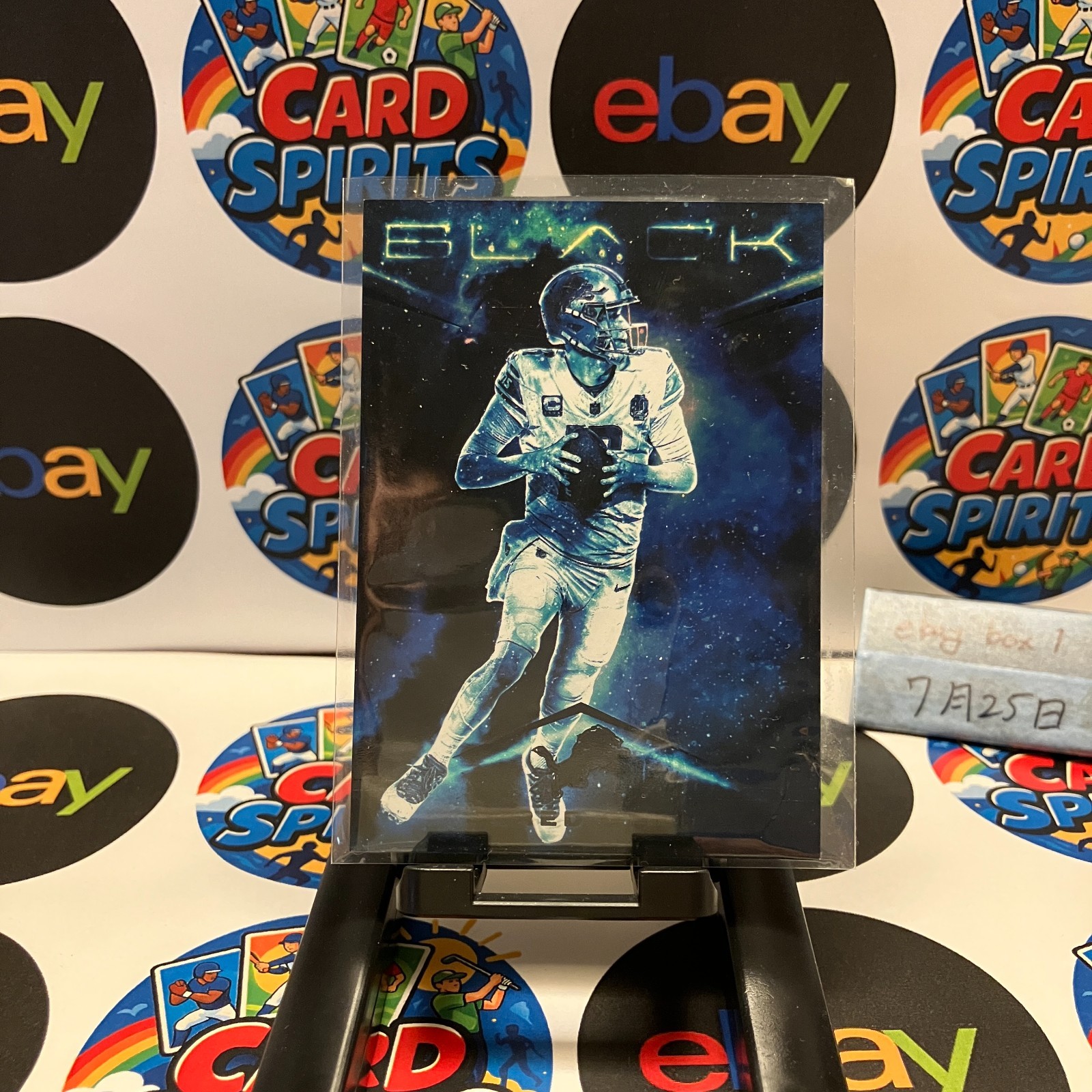 2024 Panini Black Smoke Screen Jared Goff Detroit Lions Card