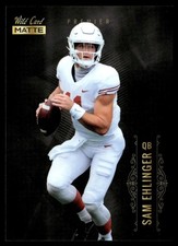 2021 Wild Card Matte Sam Ehlinger Rookie Texas Longhorns #MBC-24. rookie card picture