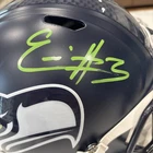 Nick Emmanwori Autographed Seattle Seahawks Helmet Beckett COA NFL Football SB