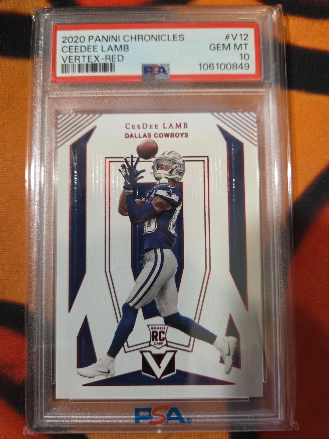 CeeDee Lamb Panini Chronicles Vertex #V12 Red