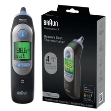 Braun ThermoScan 7 Digital Ear Thermometer Age-Adjusted Fever Guidance