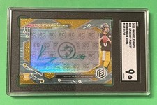 2022 PANINI ELEMENTS KENNY PICKETT AUTO ROOKIE NEON SIGNS BLUE 15/15 SGC 9 MINT