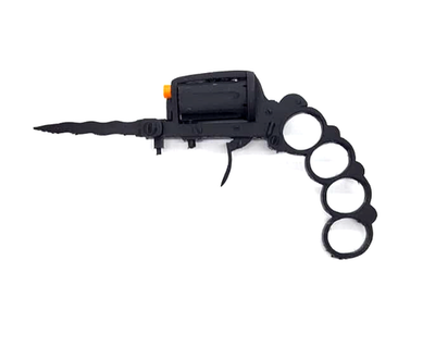 #ad Replica Apache Knuckle Duster Revolver Prop Gun For Fantast amp; Cosplay 3D Printed $39.99